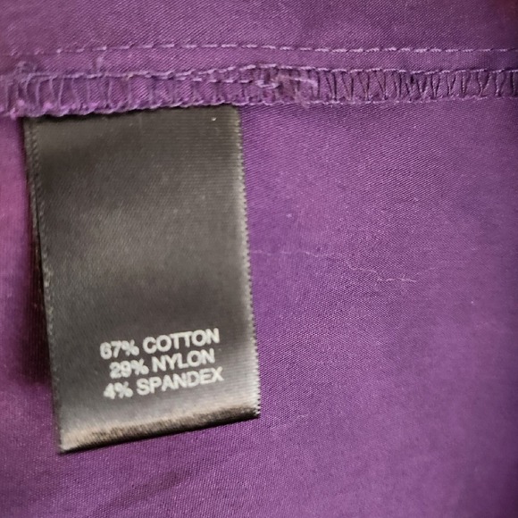 Avenue Wrap Blouse Size 18/20 Purple Three quarter sleeves - Picture 7 of 7